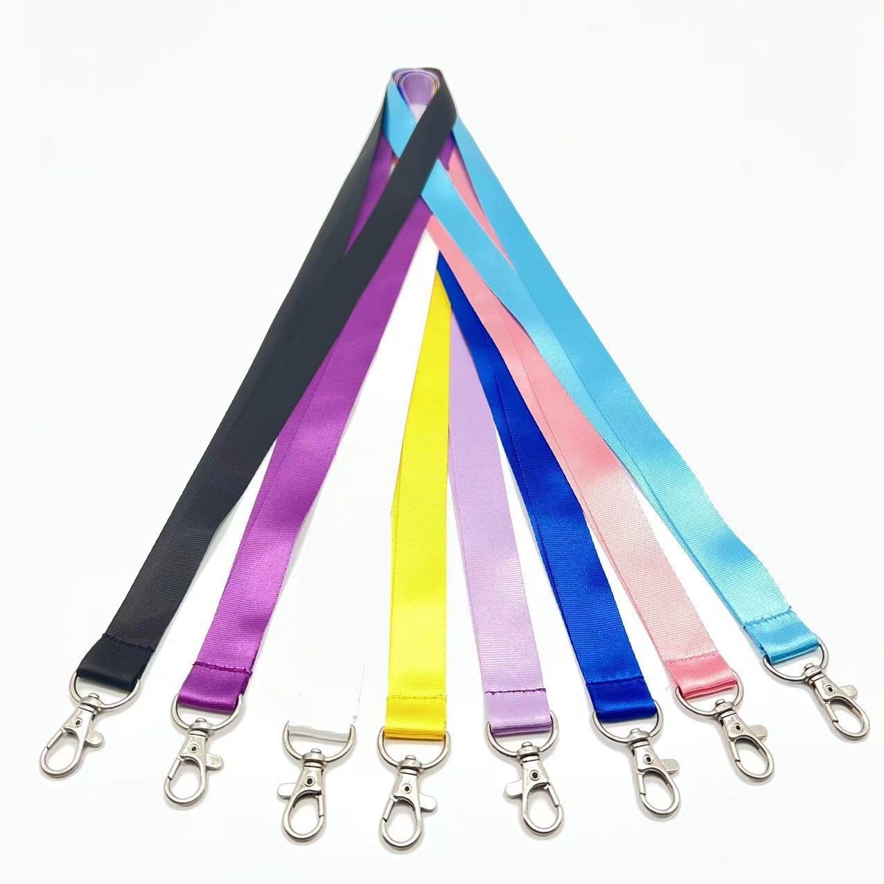 Multi Colors Detachable Lanyards Custom Made Polyester Neck Strap Key Holder Mobile Phone Pen Holder Lanyard
