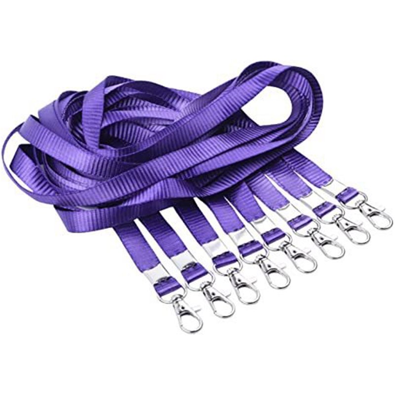 Multi Colors Detachable Lanyards Custom Made Polyester Neck Strap Key Holder Mobile Phone Pen Holder Lanyard