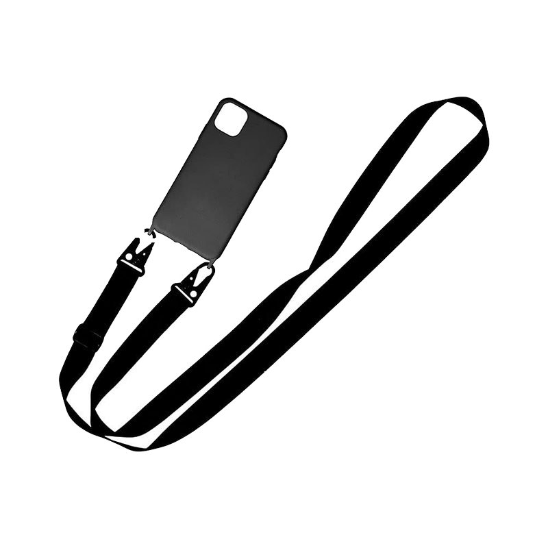 Custom Crossbody Wide Mobile Phone Case For iphone Necklace Logo Patch Adjustable Long Universal Cell Phone Strap Phone Lanyard
