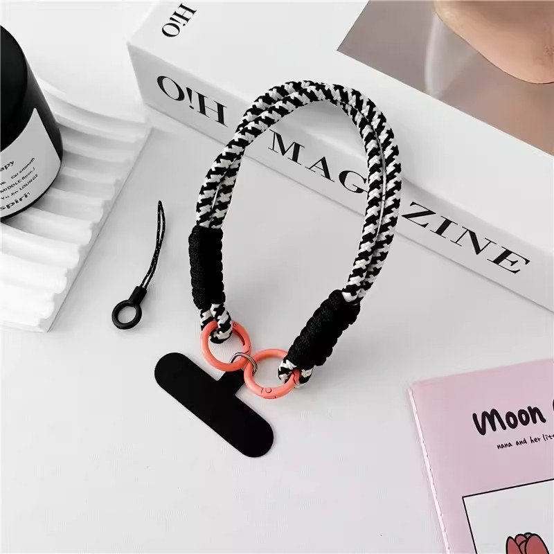 Popular Nylon Mobile Phone Short Strap Wholesale Universal Woven Wrist Lanyard For Cell Phone