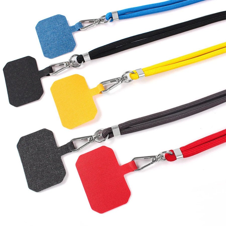 Factory promotion phone case accessories universal crossbody necklace patch with label lasso strap phone case strap