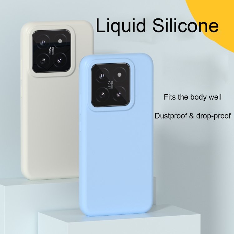 Wholesale All-inclusive Liquid Silicone Phone Case For Xiaomi 14 Pro For Xiaomi 14 Phone Case