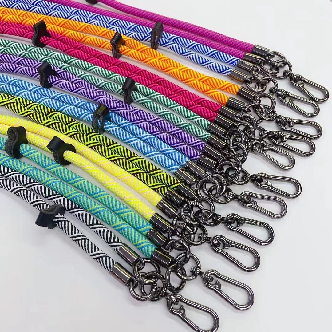 Breakaway Wrist Lanyard For Mobile Phones Multi-Function 8Mm Thick Rope Phone Strap With Crossbody Mobile Lanyard
