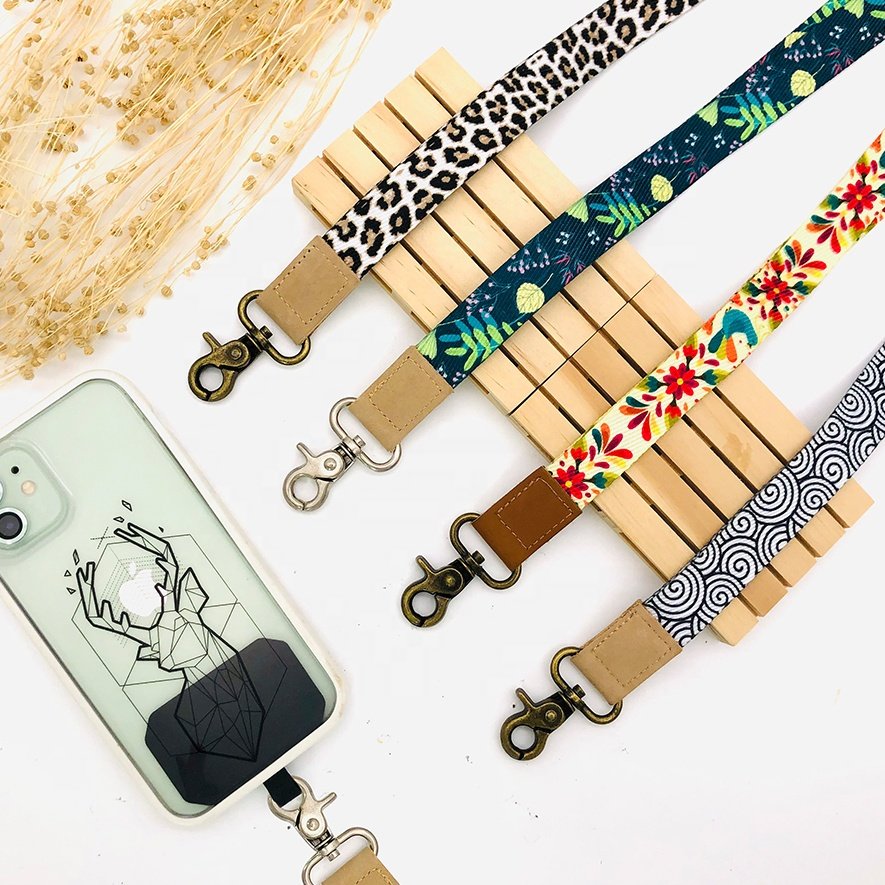 Universal Phone Lanyard With Wrist Strap Adjustable Crossbody Cell Phone Lanyard Neck Wrist Long Or Short With Lobster Clips