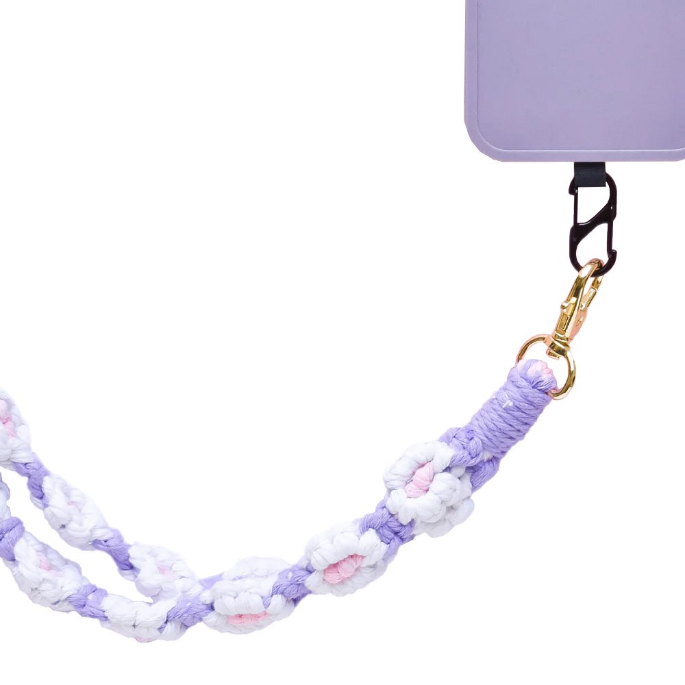 Manufacturer Custom Logo Pattern Cross Body Phone Necklace Phone Lanyard Universal Crossbody No Beads Cell Mobile Phone Straps