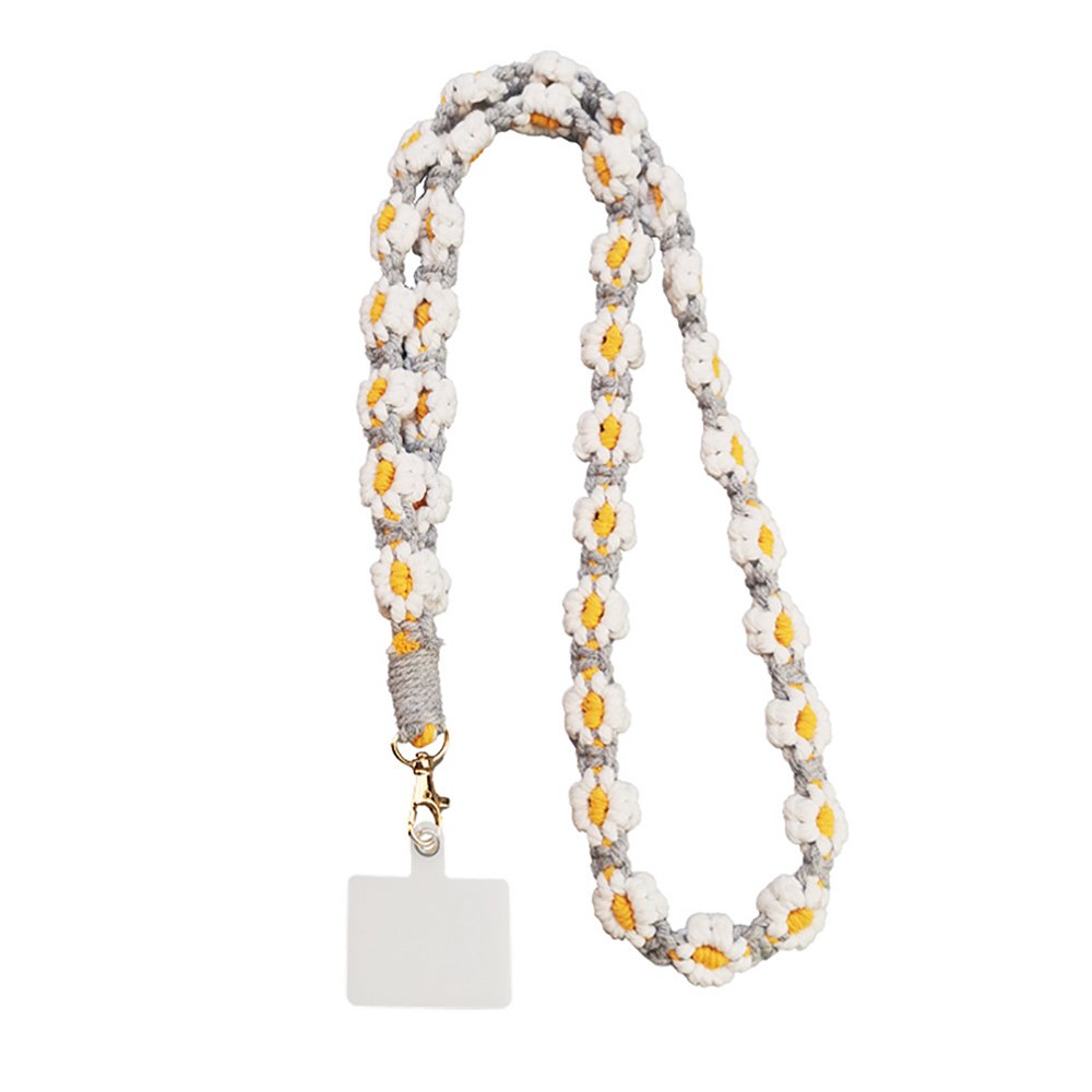 Manufacturer Custom Logo Pattern Cross Body Phone Necklace Phone Lanyard Universal Crossbody No Beads Cell Mobile Phone Straps