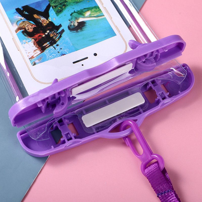 Pvc Luminous Mobile Phone Waterproof Bag Transparent Fluorescent Diving Case Touch Screen Sealed Swimming
