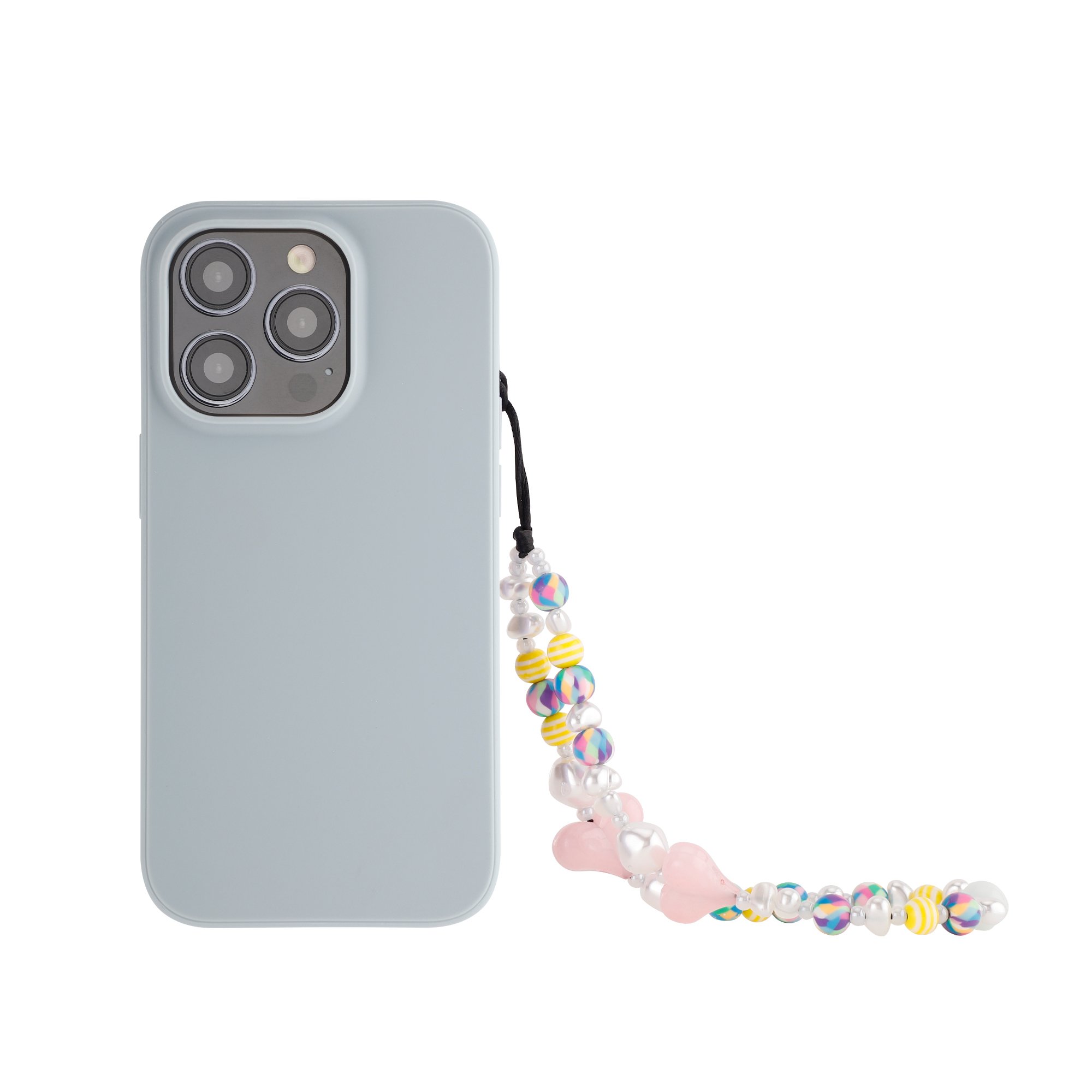 ins Fashion Mobile Phone Lanyard Phone Chains Cubic Crystal Beaded Phone Charm Strap