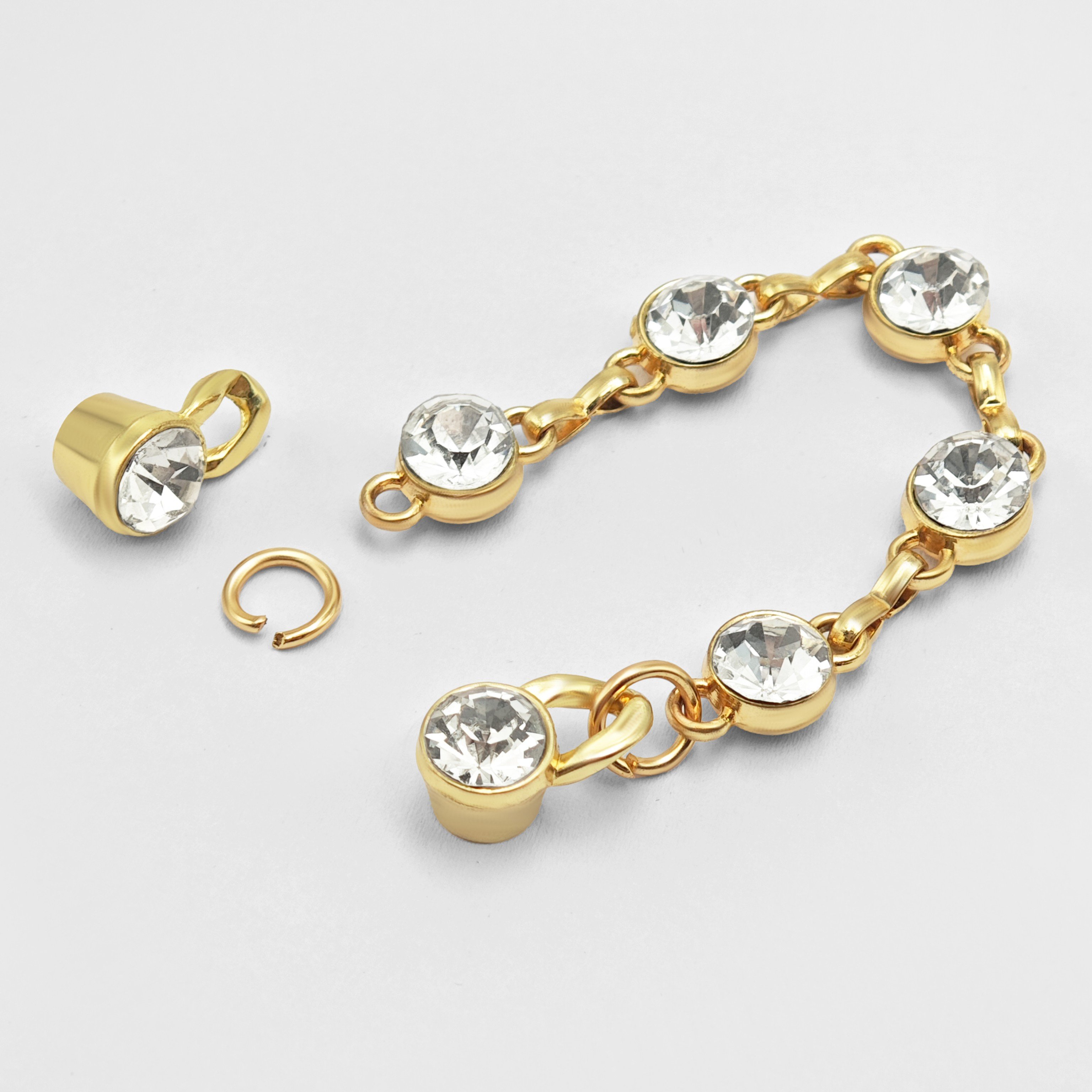 Rhinestone Chain Keychain For Hats Wallet Chain With Lobster Clasps Phone Case Chain
