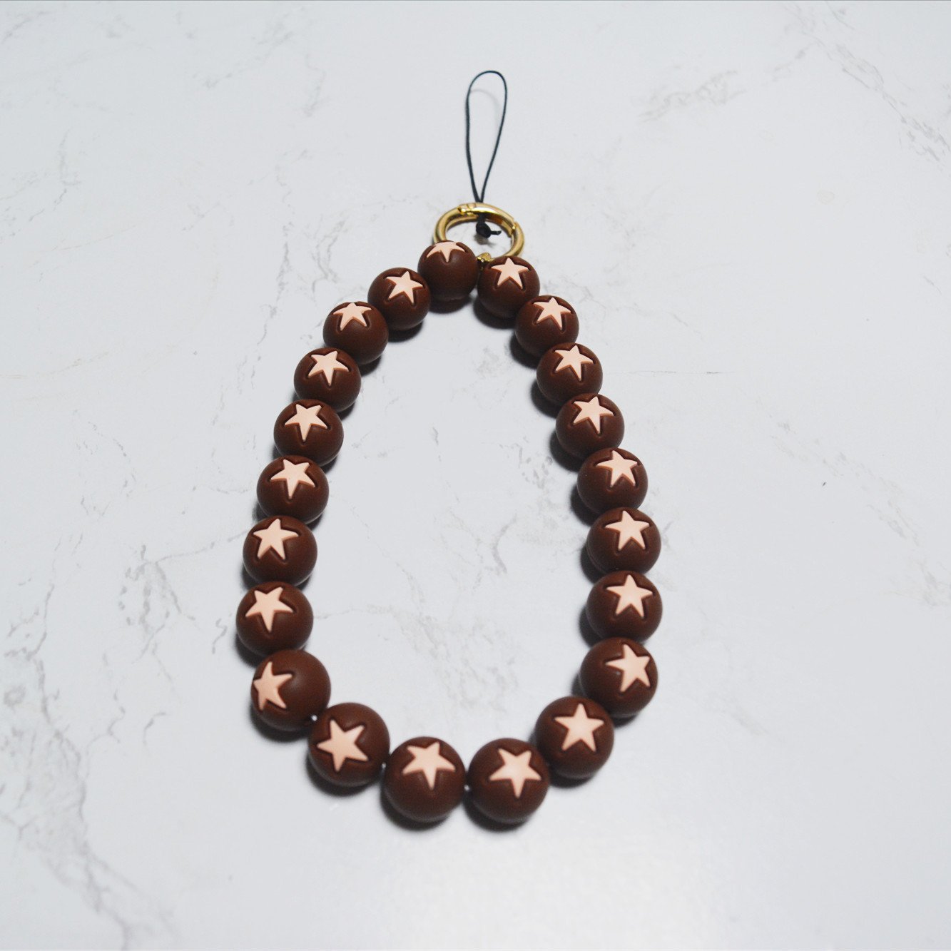 Silicone phone chain Popular Mobile Phone Chain Fashionable Simple Colorful Beaded Long Anti Loss Mobile Phone Chain
