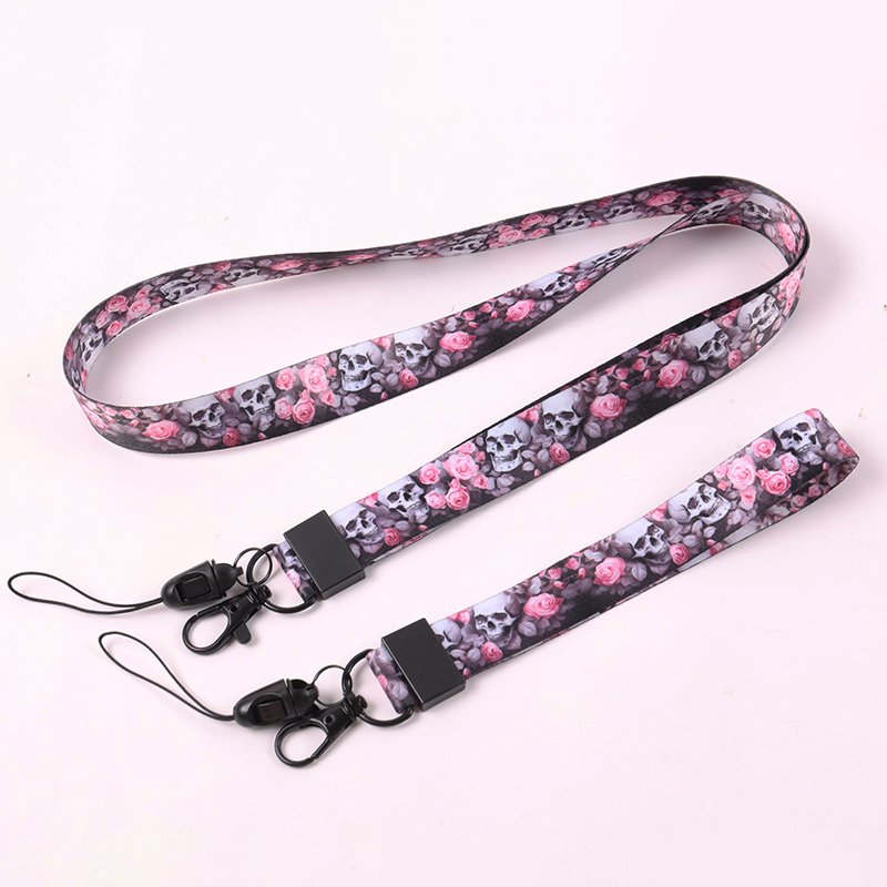 In Stock Lanyard Wholesale Colorful Exhibition ID Mobile Long Phone Lanyard Neck Strap And Short Lanyard
