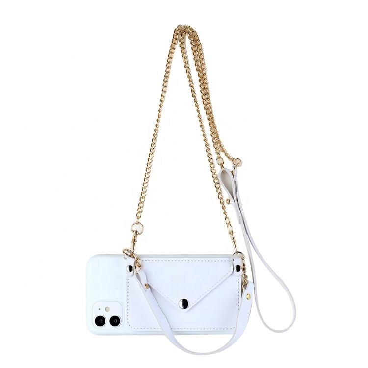 PU Leather Cell Phone Case and Wallet Designer Phone Purse Bag with Flap Snap Pocket and Adjustable Strap for iPhone 16