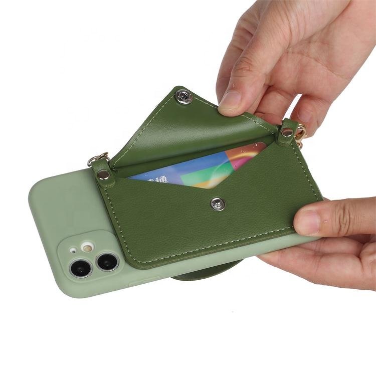 PU Leather Cell Phone Case and Wallet Designer Phone Purse Bag with Flap Snap Pocket and Adjustable Strap for iPhone 16