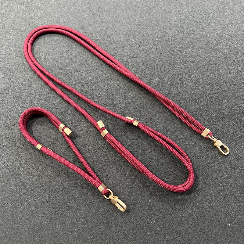 6Mm Polyester Anti Lost Mobile Phone Lanyard Mobile phone chains for women wrist phone chain strap hand made