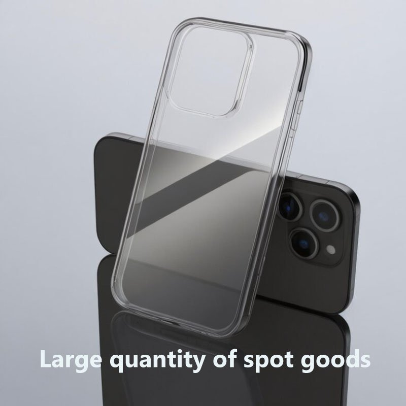 Soft TPU Transparent clear Shockproof Sublimation iphones 15 pro max phone case For iPhone15 Cover camera lens film protector