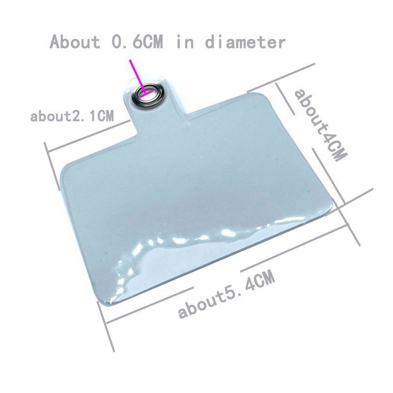 Universal Phone Lanyard Tabs Patch phone case gasket For Mobile Phone Tether Card Cord Gasket Clip Loop Hole Hanging Strap