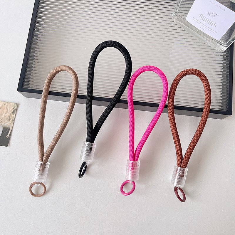 Versatile Outdoor Sports Mobile Phone Strap High-Appearance Short Rope Durable Wrist Band Strong Ins Camera Mobile Phone