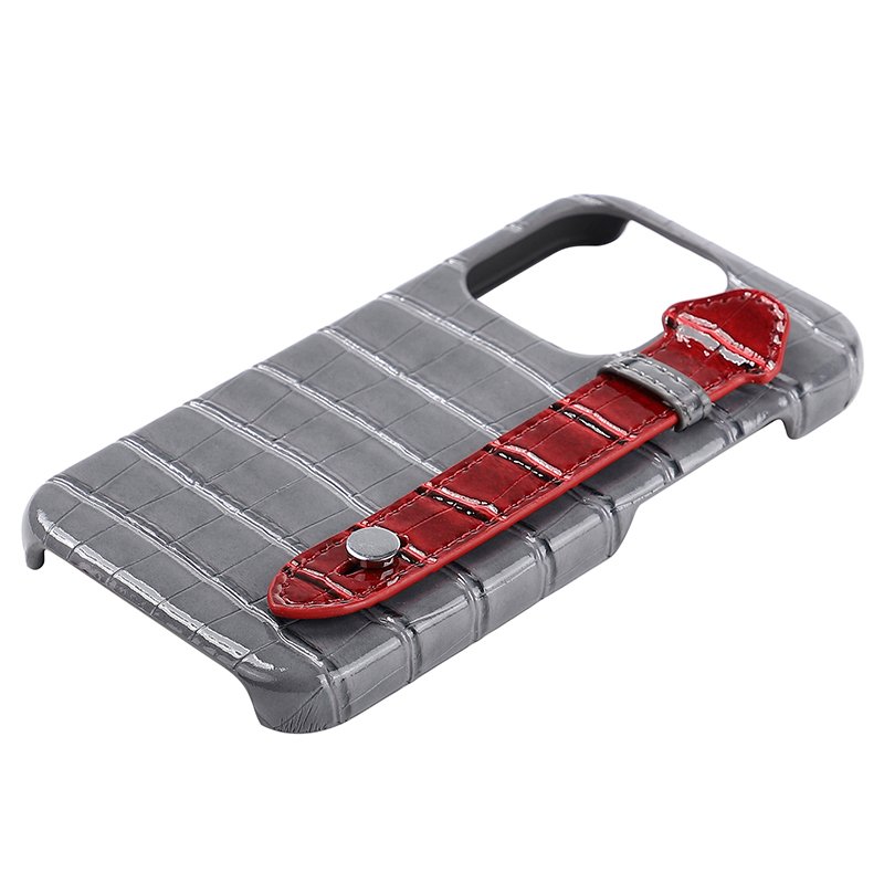 Crocodile Pu Leather Phone Case Luxury Leather Cover Mobile Phone Case for iPhone 14 15 Pro Max Leather Case with Phone Strap
