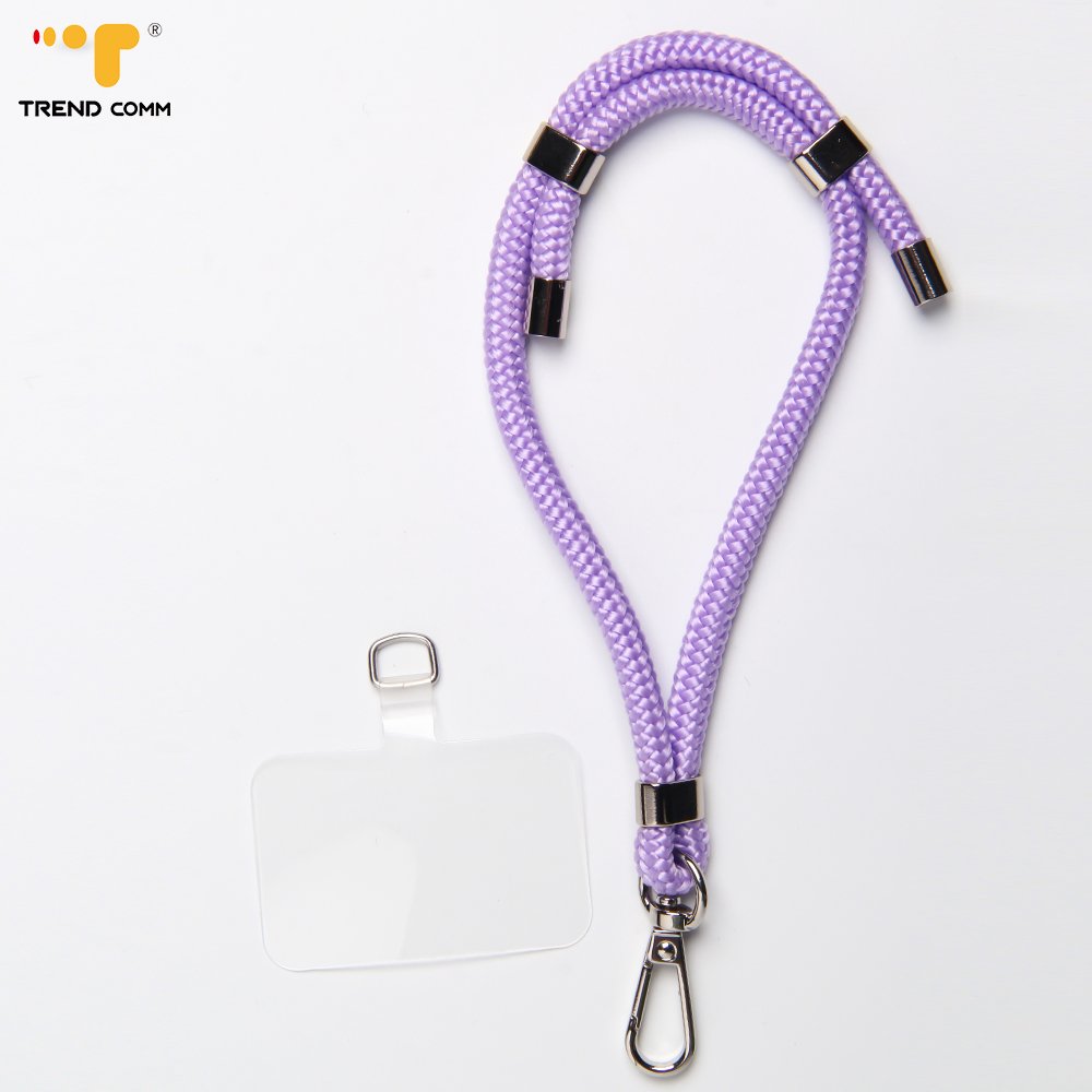 2024 Adjustable Cross body Nylon Neck Strap Tether Patch Mobile Cell Phone Lanyard For iPhone All Smartphone