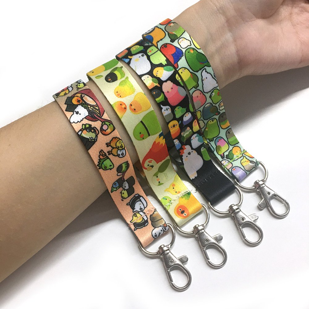 Customizable Fashion Designer Cell Phone Lanyard Keychain Straps Neck ID Card Lanyard Wrist Short Strap For Keys