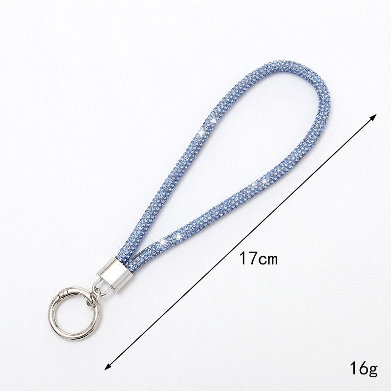 Full diamond keychain Cell Phone Pendant Mobile Phone Straps Rhinestone Purse Wrist Strap Phone Case Strap