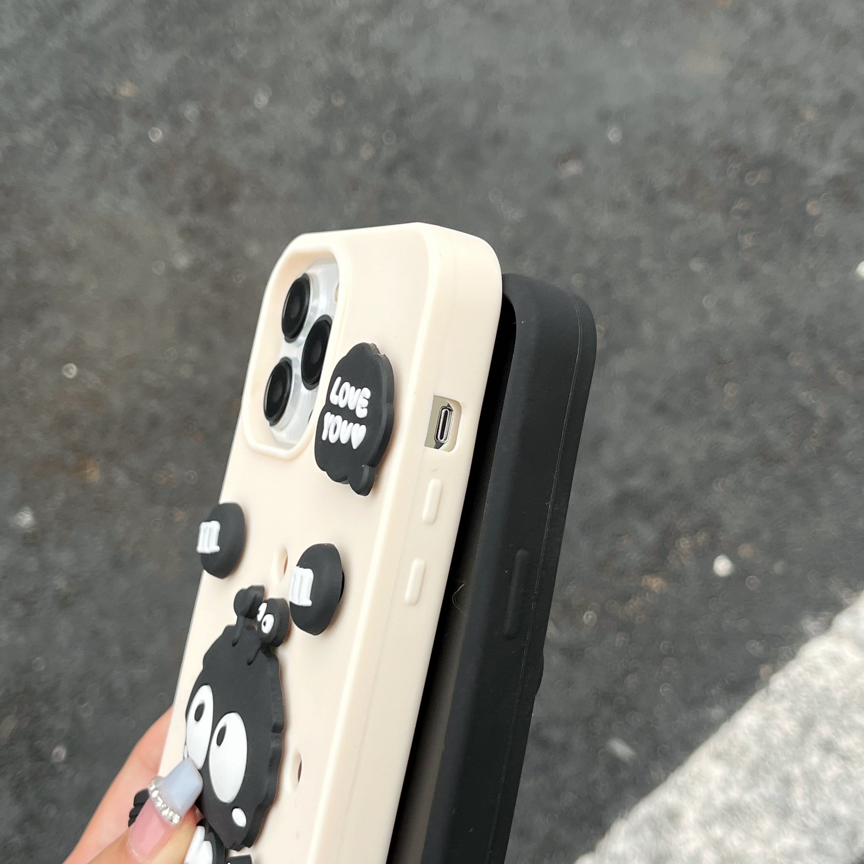 DIY Soft Silicone Cute Carton Germinated Briquettes Croc Phone Case For iPhone15 14 13 12 11 Pro Max