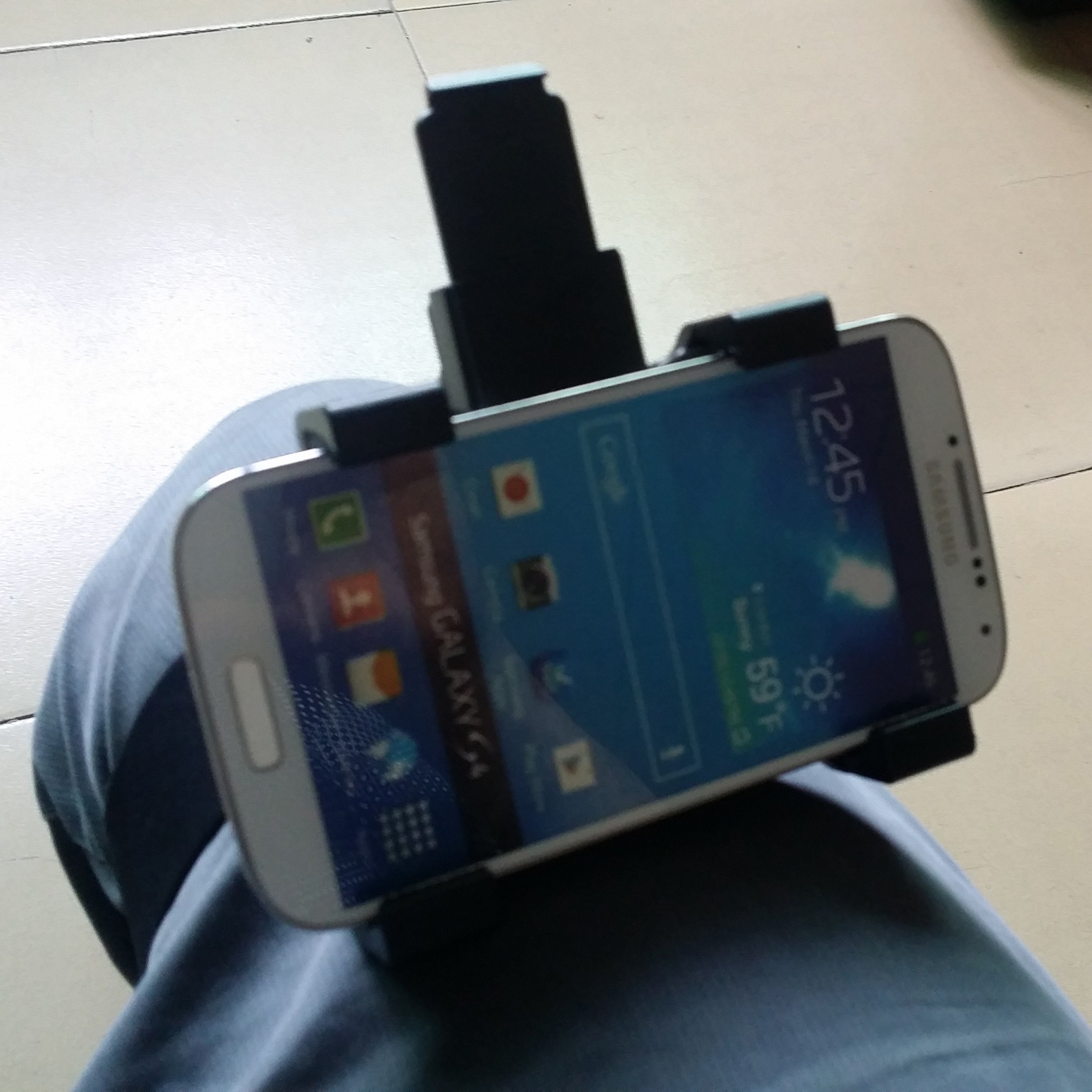 Leg strap Lazy Phone Mount For iPad 4.3-8 inch Universal Phone Tablet Thigh Cell Phone Holder