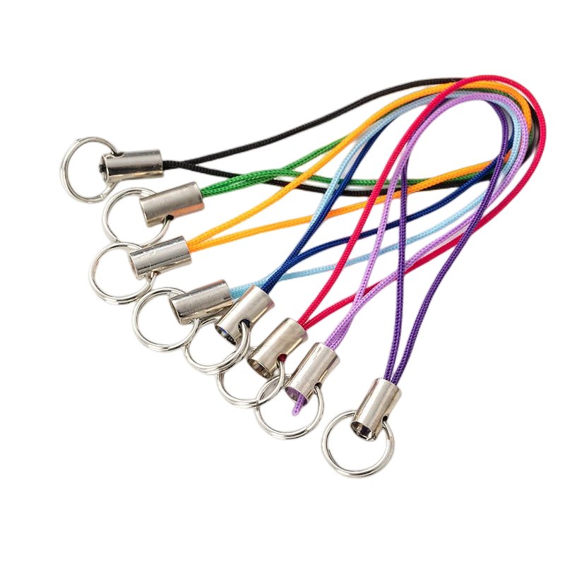 Wholesale Detachable Cell Phone Strap Mobil Phone Strap With key ring for Hanging Charms USB Drive Keychain Cell Phone Strap