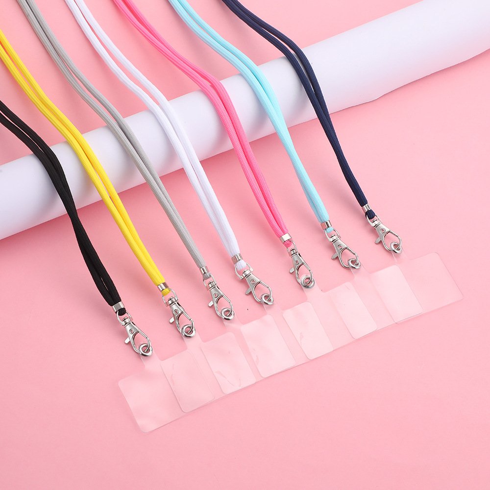 Cell Phone Lanyard Crossbody Adjustable Neck Strap for Around The Hand with Clear Tether Tab for Most Full Coverage Phones Case