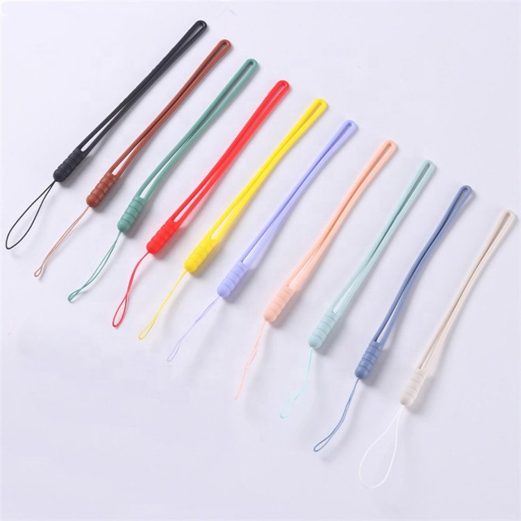 Universal Bracelet Cell Phone Camera Key Chain Hand Wrist Strap Lanyard silicone mobile phone hand strap