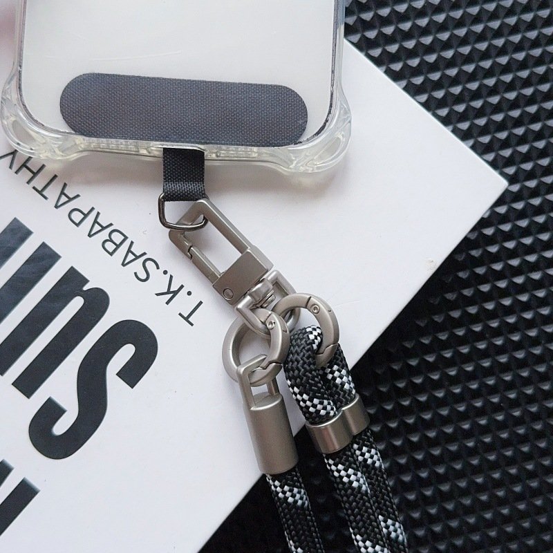 Factory Wholesale 8mm Adjustable Phone Lanyard, Anti-Lost Neck Strap, Crossbody Bag Cord, Outdoor Portable Cell Phone Strap