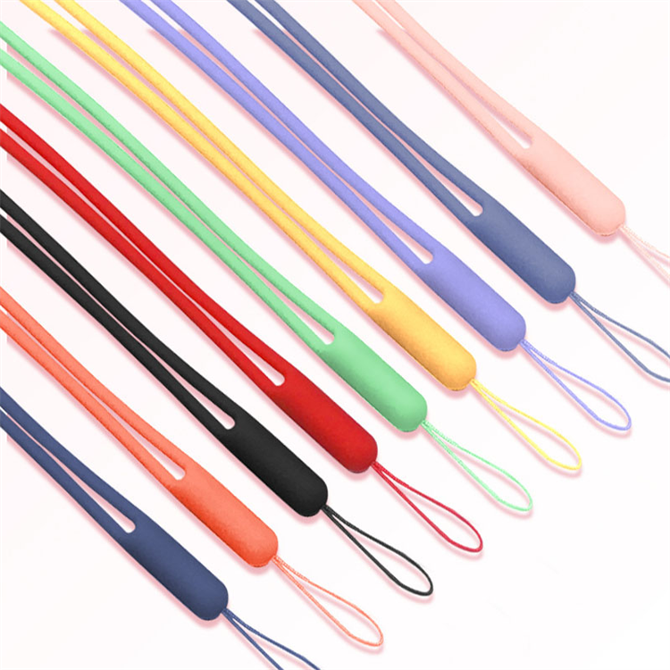 Elastic finger holder grip holder strap silicone mobile phone wrist lanyard suitable for smartphones and tablet