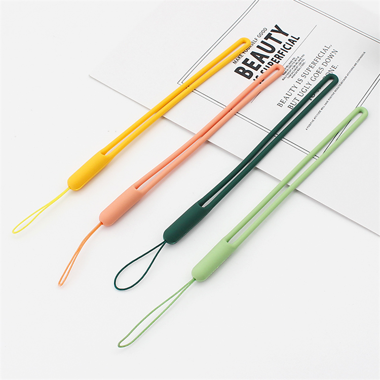 Elastic finger holder grip holder strap silicone mobile phone wrist lanyard suitable for smartphones and tablet