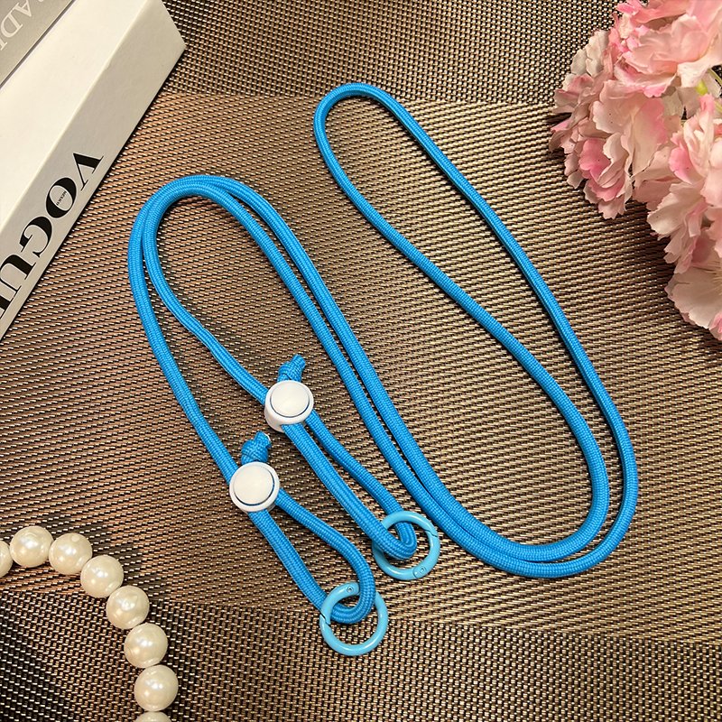 mobile phone lanyard creative long neck hanging woven lanyard detachable anti loss lanyard phone accessories