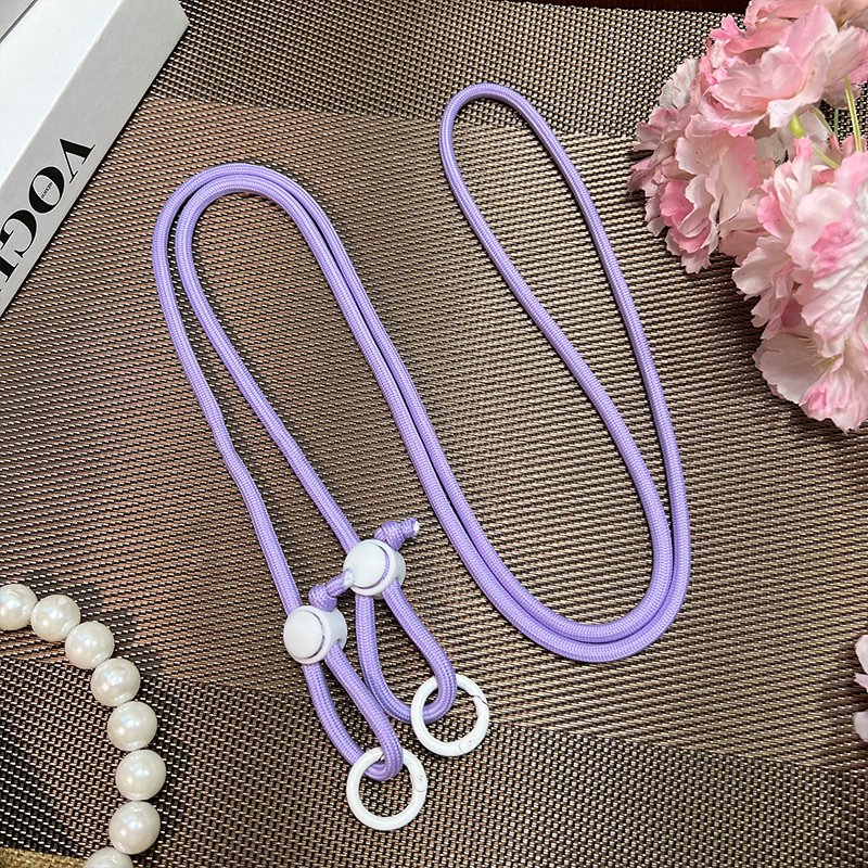 mobile phone lanyard creative long neck hanging woven lanyard detachable anti loss lanyard phone accessories