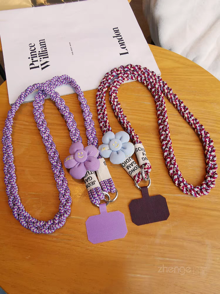 Amazon Crossbody Necklace Detachable Holder Nylon Adjustable Patch Universal Cell Phone Straps Lanyard for Iphone Mobile Case