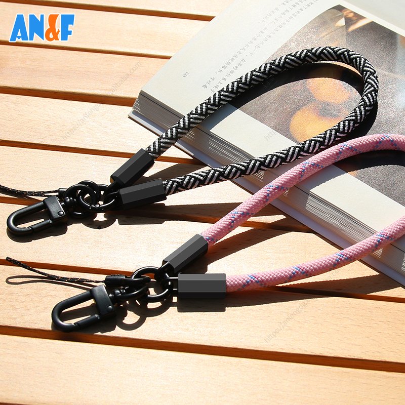 Fashionable Washable Mobile Phone Wrist Strap Nylon Cell Phone Strap For Iphone