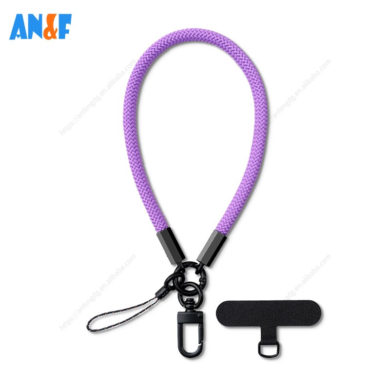 Fashionable Washable Mobile Phone Wrist Strap Nylon Cell Phone Strap For Iphone