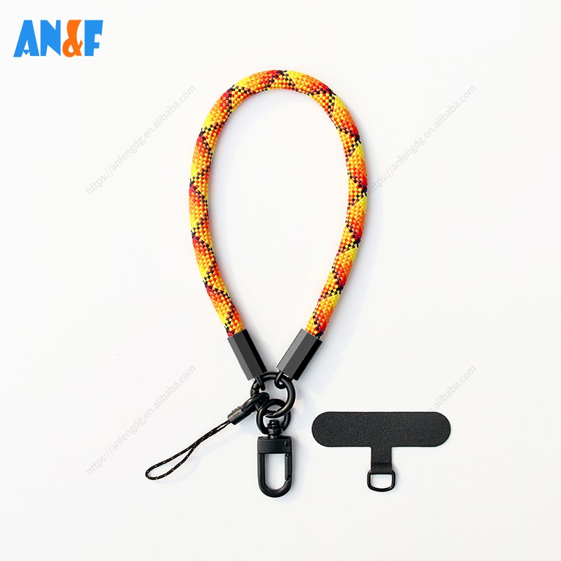 Fashionable Washable Mobile Phone Wrist Strap Nylon Cell Phone Strap For Iphone