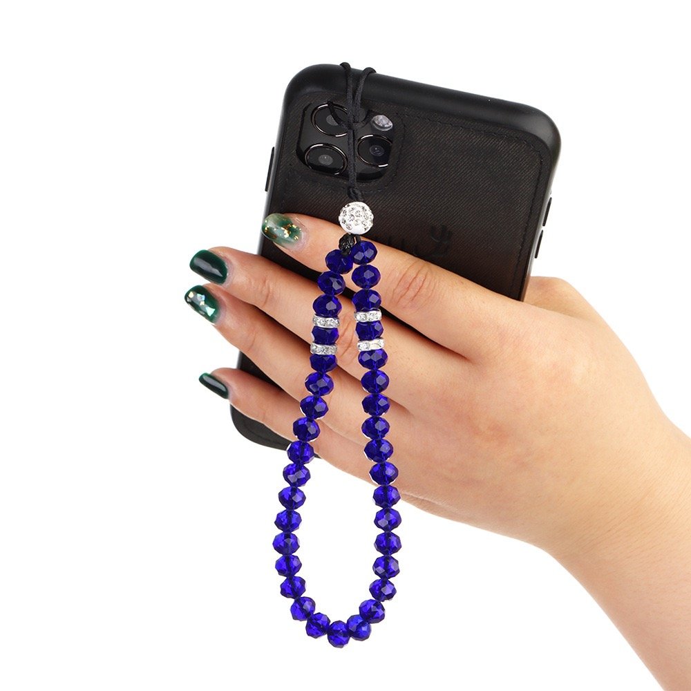 Ready to Ship Crystal Beaded Phone Lanyard Phone Charm Strap