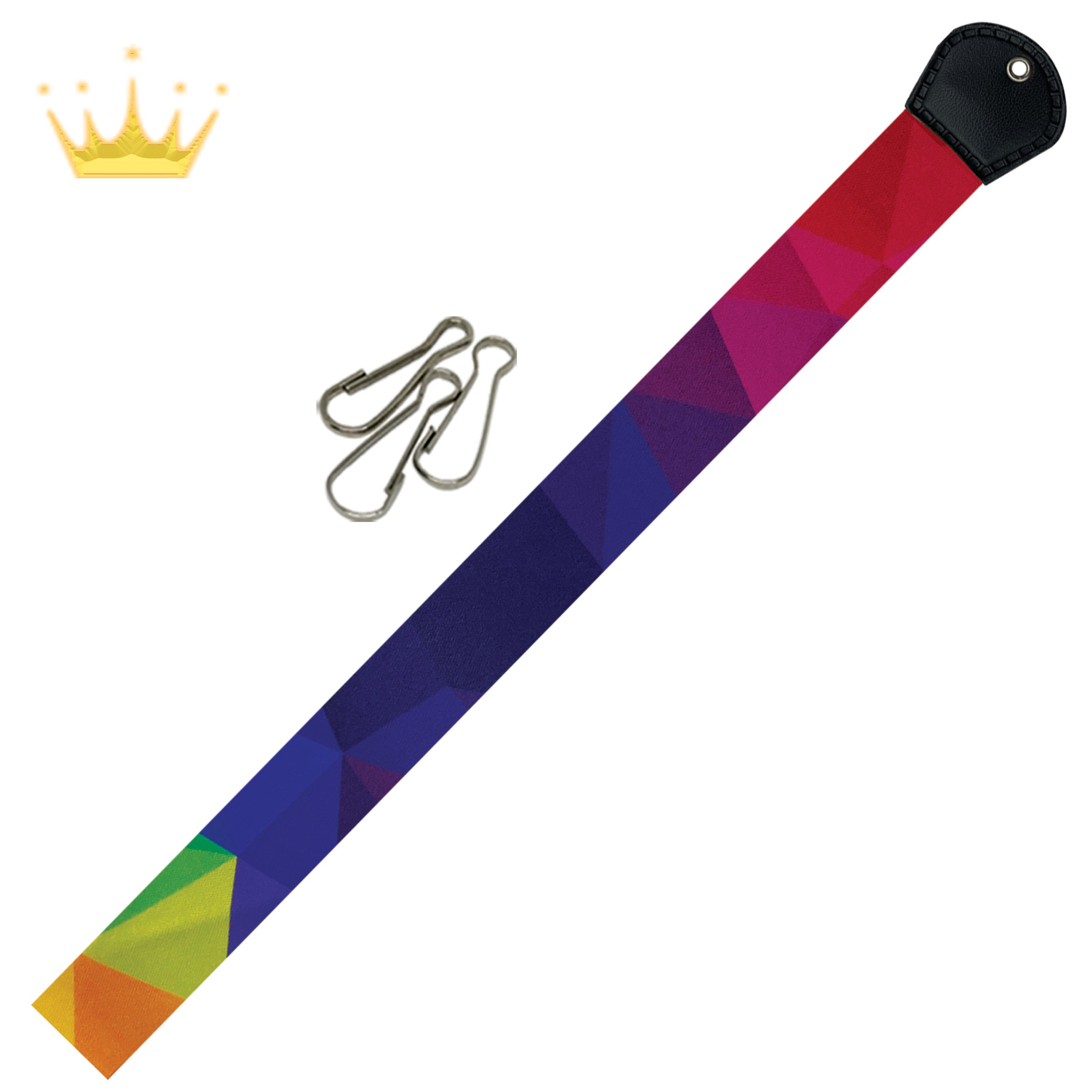 Personalised Nylon Colourful Lanyard With J Hook Clip