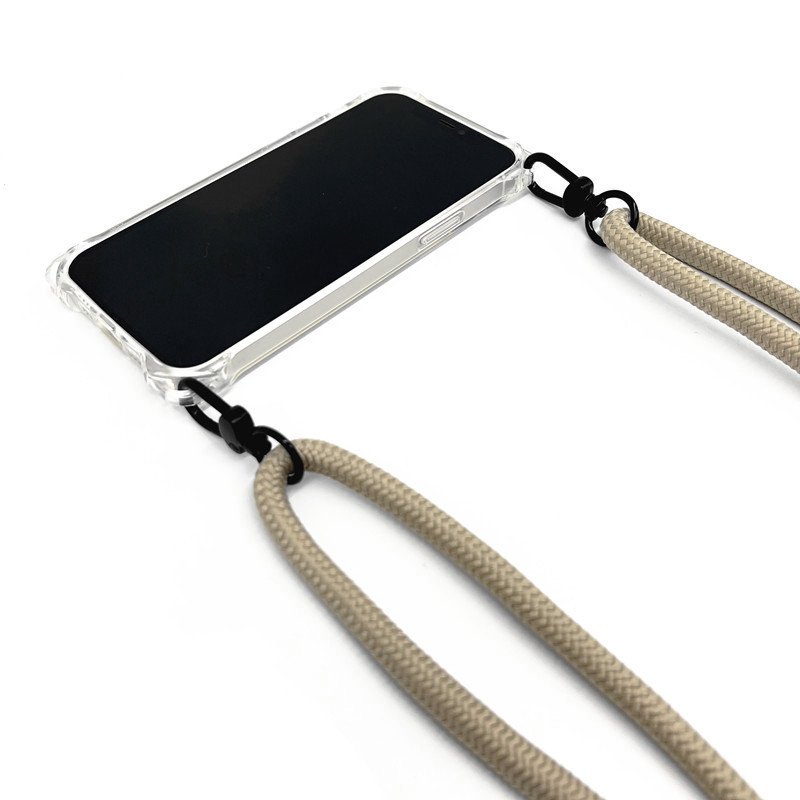 Universal Crossbody Lanyard Strap Chain For Smart Mobile Phone Case Neck Sports Climbing Colorful Nylon Single Cord Rope