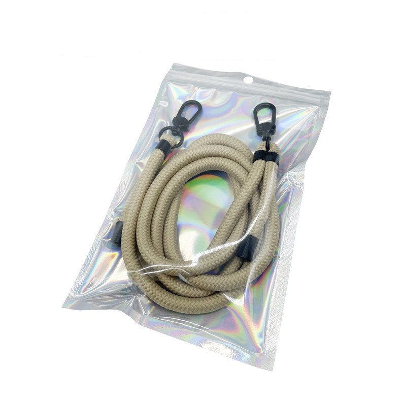 Universal Crossbody Lanyard Strap Chain For Smart Mobile Phone Case Neck Sports Climbing Colorful Nylon Single Cord Rope