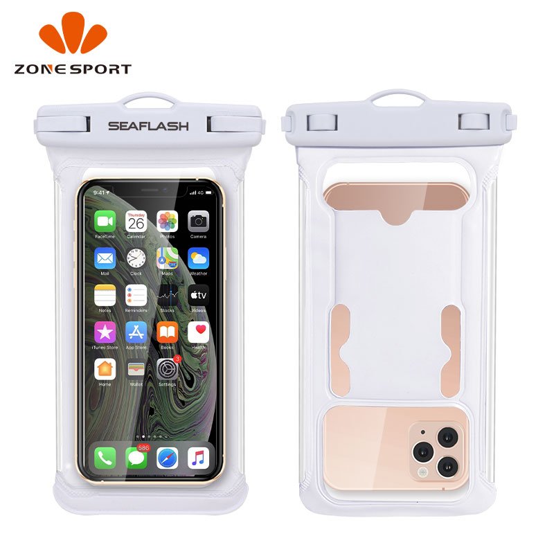 Promotional High Sealed Waterproof Swim Phone Bag Pouch With Arm Band For Iphone