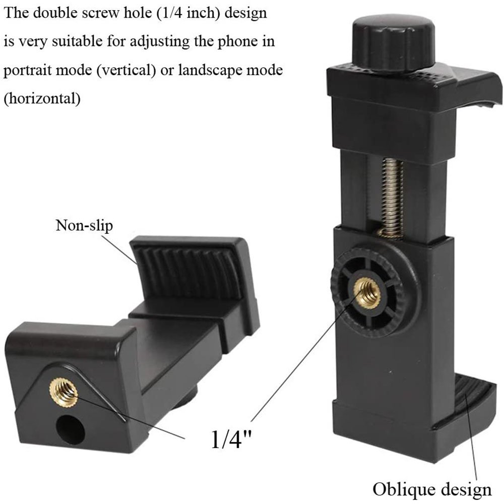 Flexible Head Mounted Mobile Phone Holder View Video Outdoor Live Selfie Shooting Bracket With Phone Clip 4"-7"