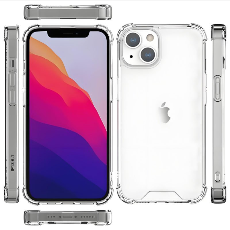 Wholesale Soft TPU Clear Luxury Cell Mobile Phone Case For Custom Logo For iPhone 16 15 14 13 12 11 Pro Max 6 7 8 X Plus xr xs