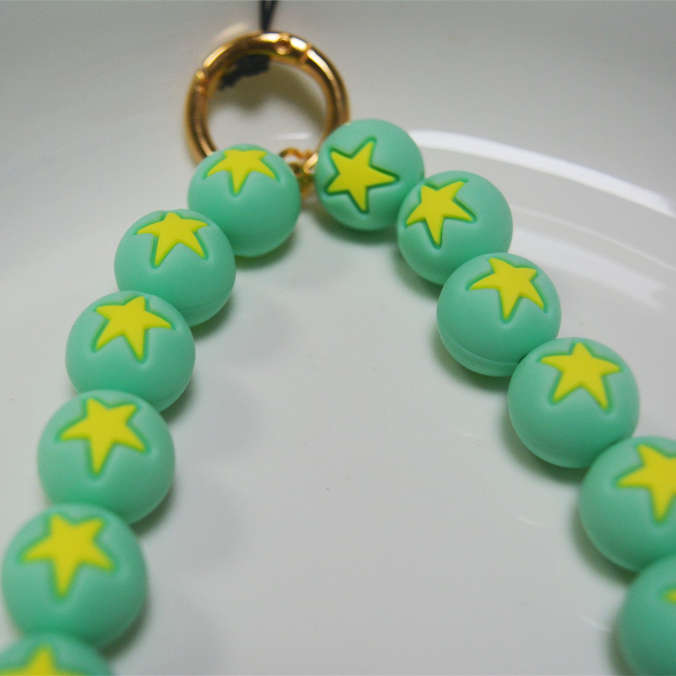 2024 New Hot Selling Mobile Phone Chain Wrist Strap Star Silicone cellphone Chains Key Chains