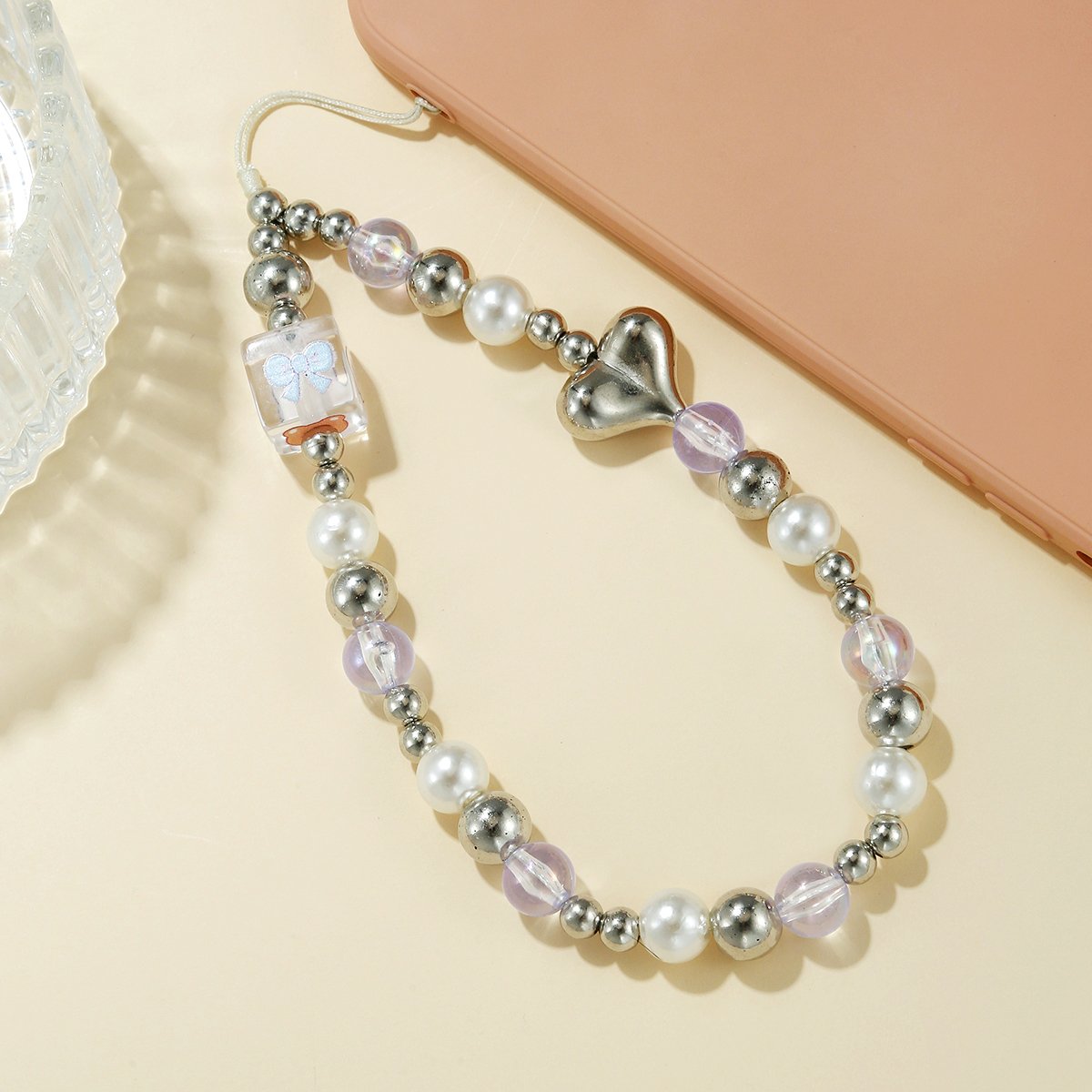 2024 New Style Love Butterfly Adjustable Short Wrist Strap Y2K CCD Camera Accessories Pendant For Ins-Style Girls