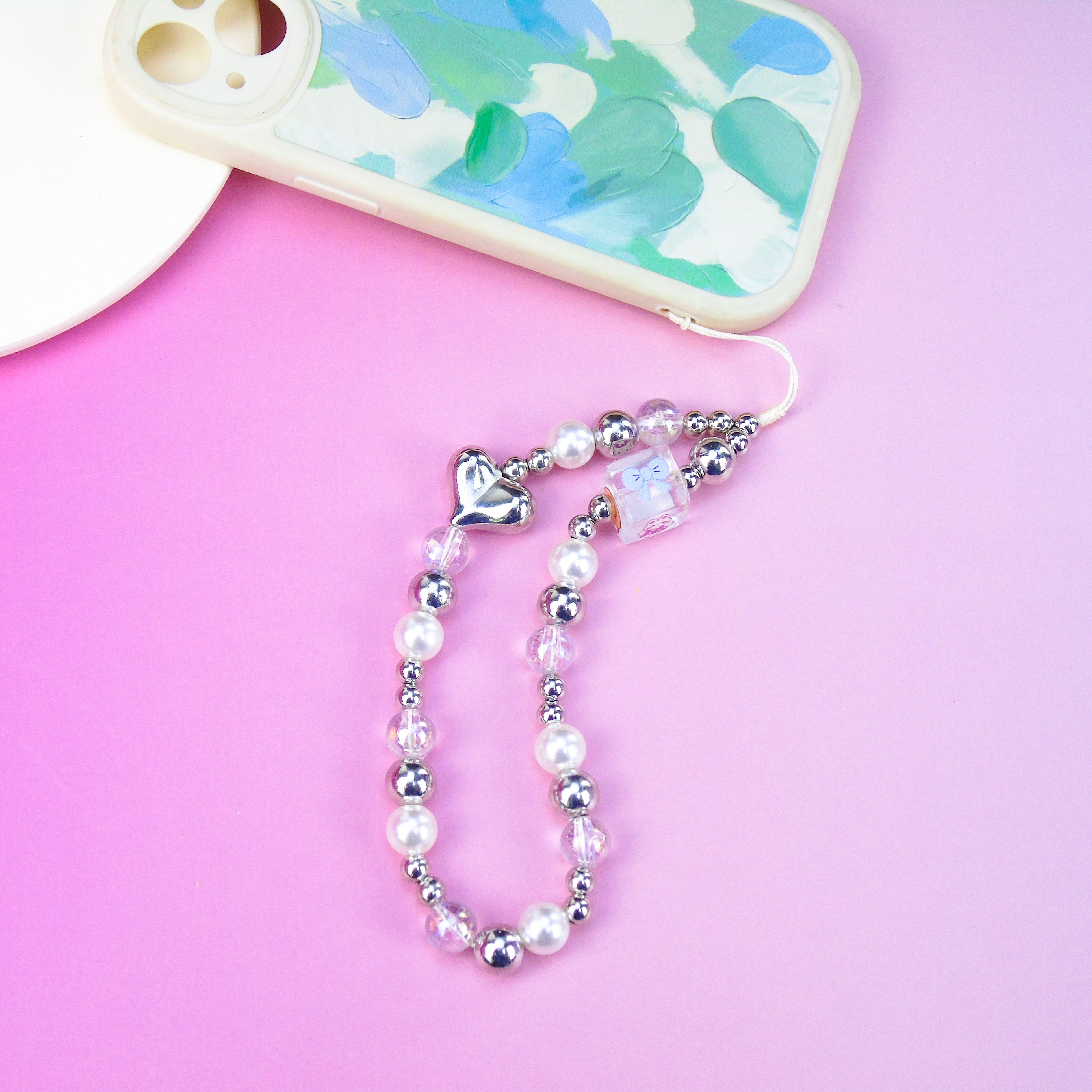 2024 New Style Love Butterfly Adjustable Short Wrist Strap Y2K CCD Camera Accessories Pendant For Ins-Style Girls