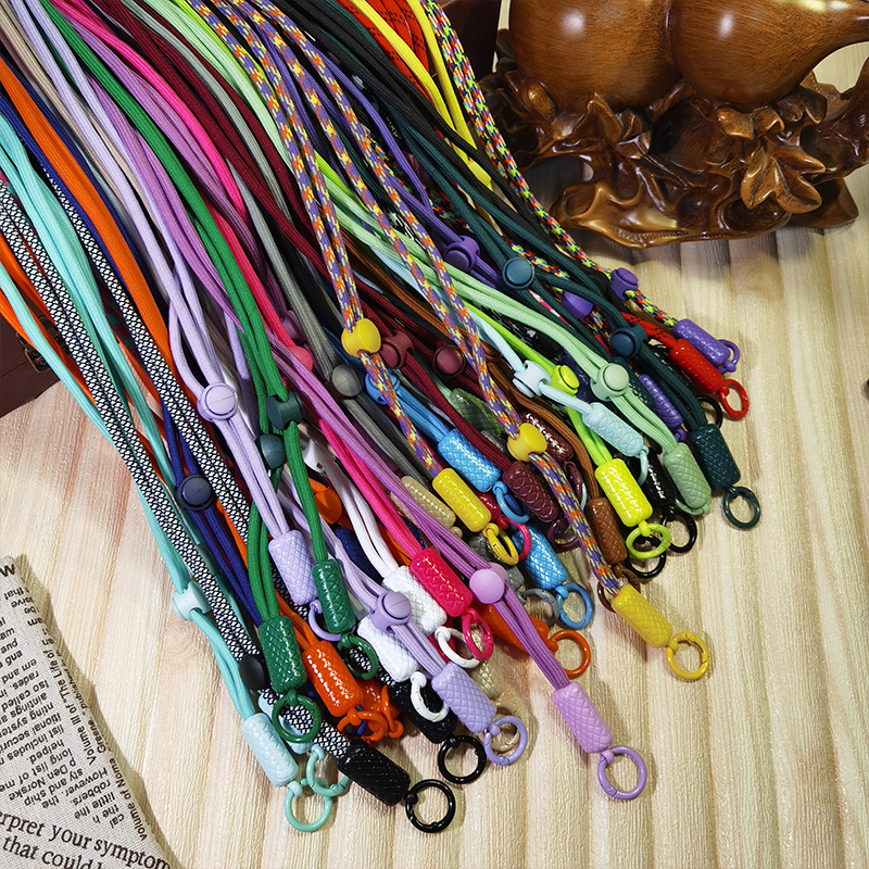 mobile phone lanyard with adjustable woven knotting strap. Mobile phone strap with adjustable strapmobile phone accessories